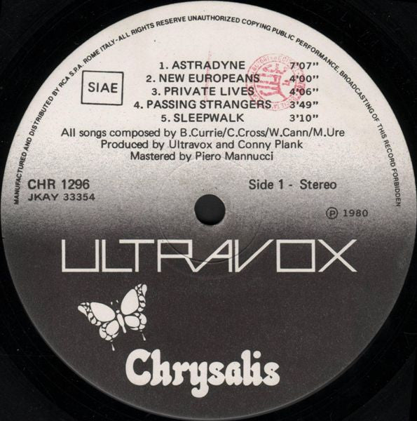 Ultravox ~ Vienna (Vinyl) - Djungel & Jazz