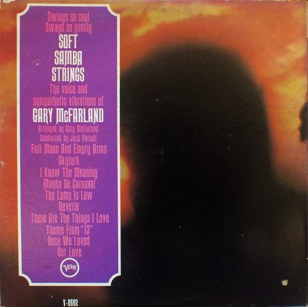 Gary McFarland ~ Soft Samba Strings (Vinyl) - Djungel & Jazz