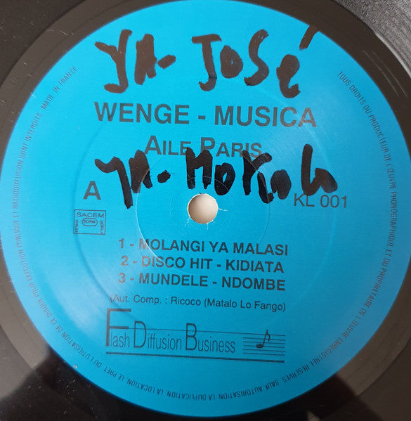 Wenge-Musica Aile Paris ~ Molangi ya Malasi (Vinyl) - Djungel & Jazz