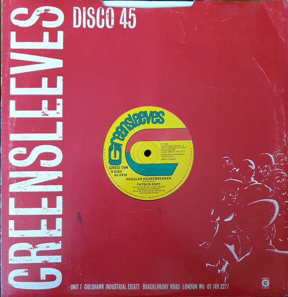 Patrick Andy : Get Up Stand Up / Regular Heartbreaker (12")