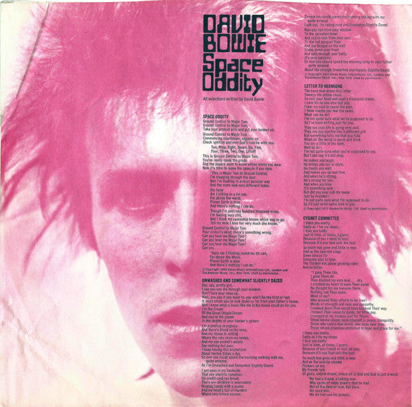 David Bowie ~ Space Oddity (Vinyl) - Djungel & Jazz