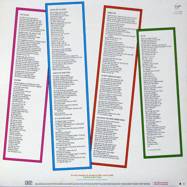 UB40 ~ Geffery Morgan... (Vinyl) - Djungel & Jazz