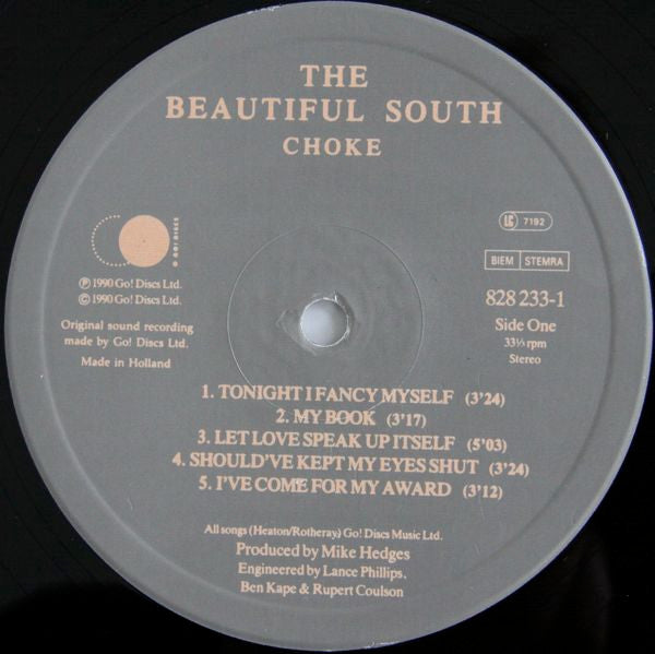 The Beautiful South ~ Choke (Vinyl) - Djungel & Jazz