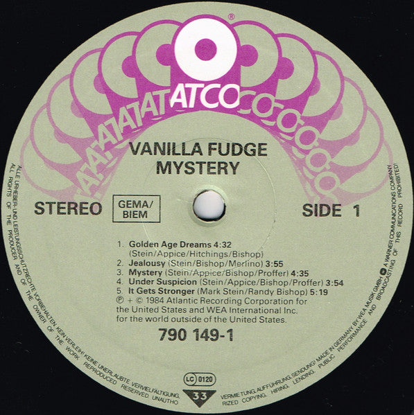 Vanilla Fudge ~ Mystery (Vinyl) - Djungel & Jazz