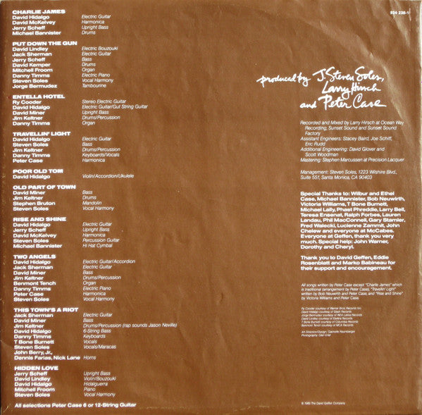 Peter Case ~ The Man With The Blue Postmodern Fragmented Neo-Traditionalist Guitar (Vinyl) - Djungel & Jazz