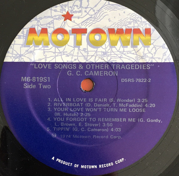 G.C. Cameron ~ Love Songs & Other Tragedies (Vinyl) - Djungel & Jazz