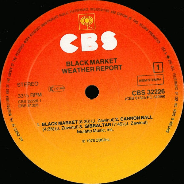 Weather Report ~ Black Market (Vinyl) - Djungel & Jazz