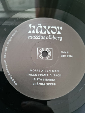 Mattias Alkberg ~ Häxor (Vinyl) - Djungel & Jazz