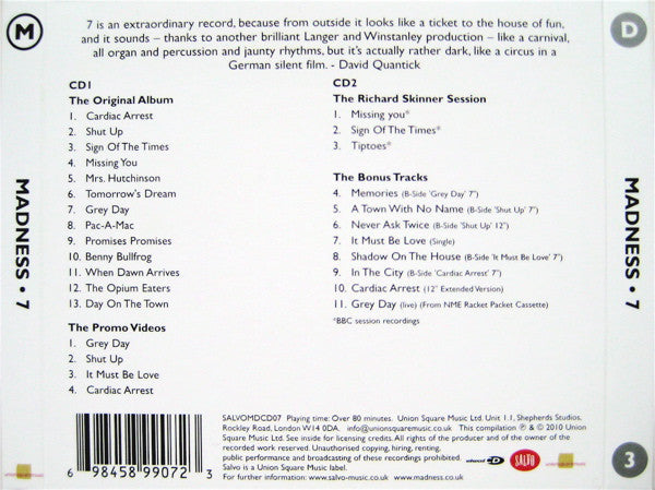 Madness ~ 7 (Vinyl) - Djungel & Jazz