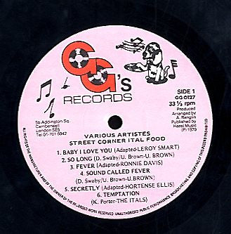 Various : Street Corner-Ital Food (LP, Comp)