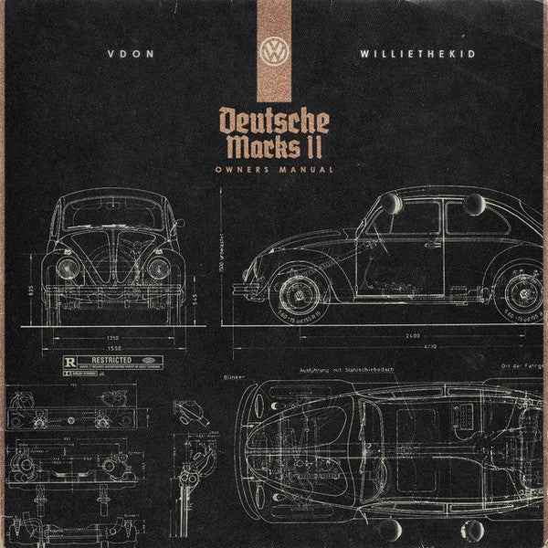 V Don x Willie The Kid : Deutsche Marks II (LP, Ltd, Num, Spl)