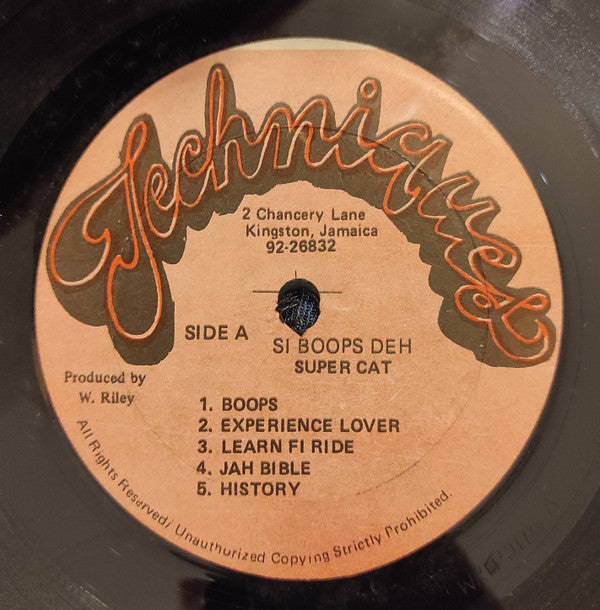 Super Cat (2) : Si Boops Deh (LP, Album)