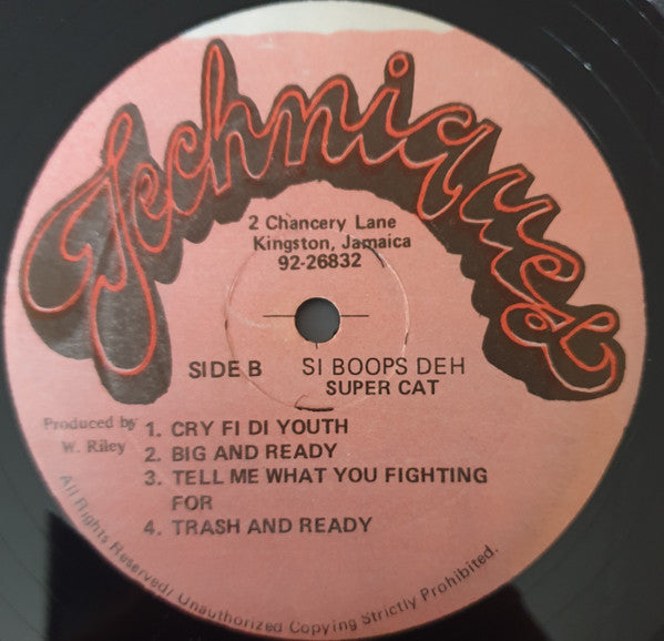 Super Cat (2) : Si Boops Deh (LP, Album)