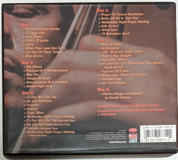 Charles Mingus ~ Passions Of A Man: The Complete Atlantic Recordings 1956-1961 (Vinyl) - Djungel & Jazz
