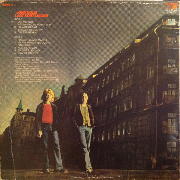 John Holm ~ Lagt Kort Ligger (Vinyl) - Djungel & Jazz