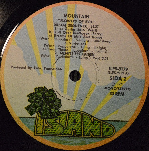 Mountain ~ Flowers Of Evil (Vinyl) - Djungel & Jazz