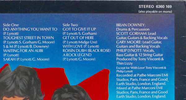 Thin Lizzy ~ Black Rose (A Rock Legend) (Vinyl) - Djungel & Jazz