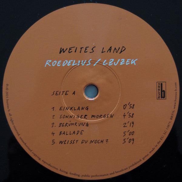 Roedelius / Czjzek ~ Weites Land (Vinyl) - Djungel & Jazz