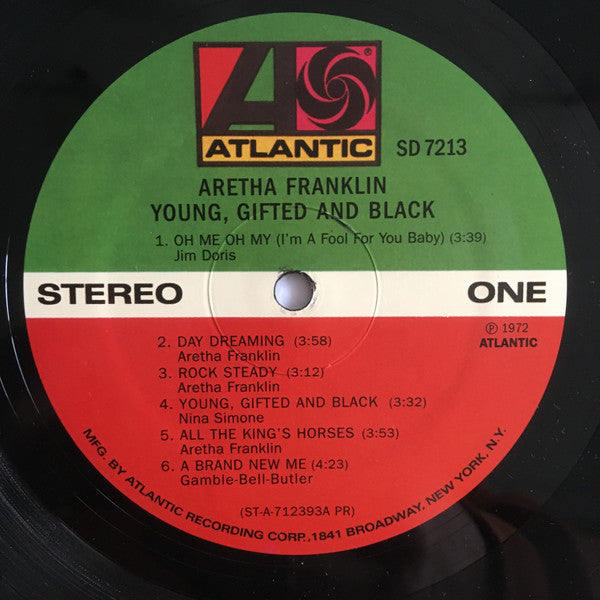 Aretha Franklin ~ Young, Gifted And Black (Vinyl) - Djungel & Jazz