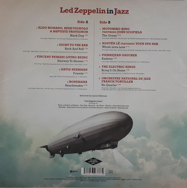 Various ~ Led Zeppelin In Jazz - A Jazz Tribute To Led Zeppelin (Vinyl) - Djungel & Jazz