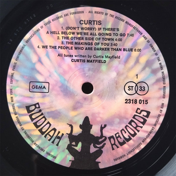 Curtis Mayfield ~ Curtis (Vinyl) - Djungel & Jazz