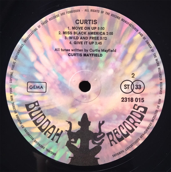 Curtis Mayfield ~ Curtis (Vinyl) - Djungel & Jazz