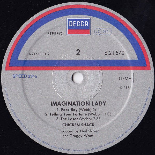 Chicken Shack ~ Imagination Lady (Vinyl) - Djungel & Jazz