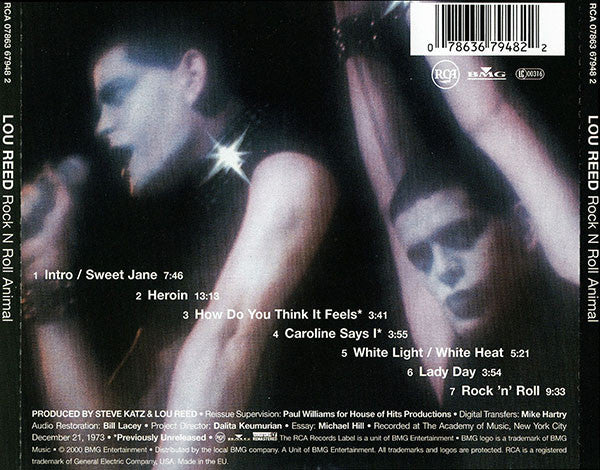 Lou Reed ~ Rock N Roll Animal (Vinyl) - Djungel & Jazz