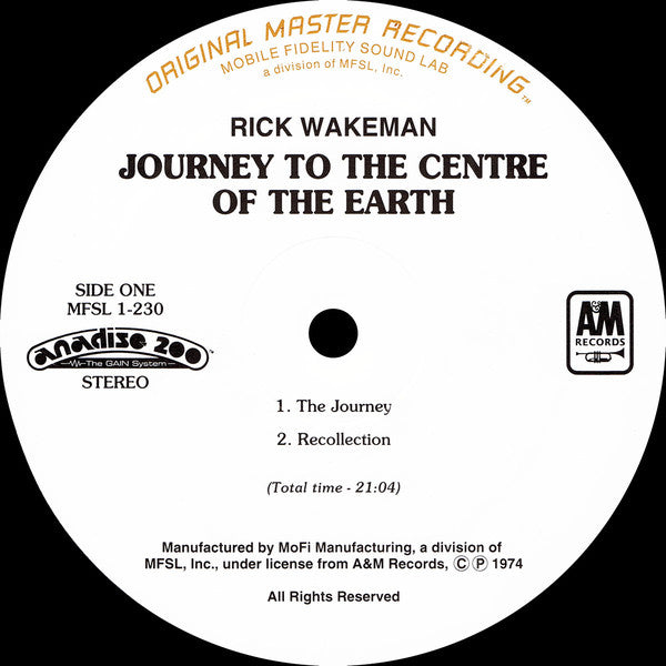 Rick Wakeman ~ Journey To The Centre Of The Earth (Vinyl) - Djungel & Jazz