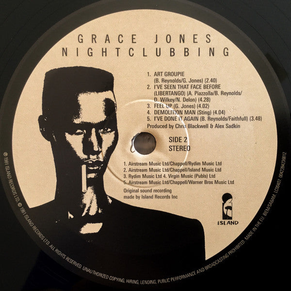 Grace Jones ~ Nightclubbing (Vinyl) - Djungel & Jazz