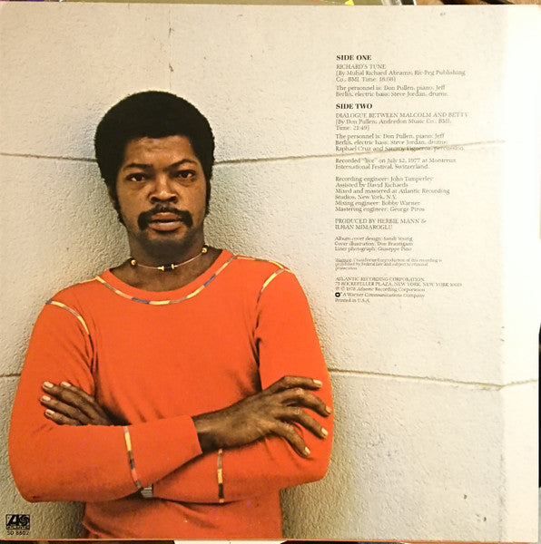 Don Pullen : Montreux Concert (LP, Album, Pre)