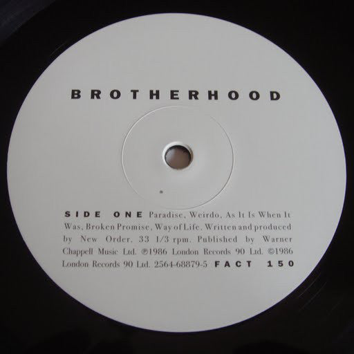 New Order ~ Brotherhood (Vinyl) - Djungel & Jazz