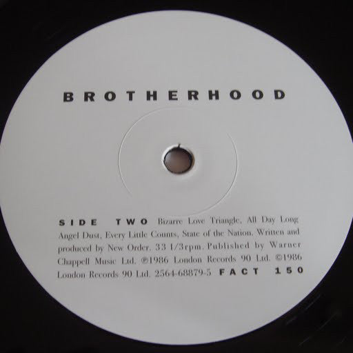 New Order ~ Brotherhood (Vinyl) - Djungel & Jazz