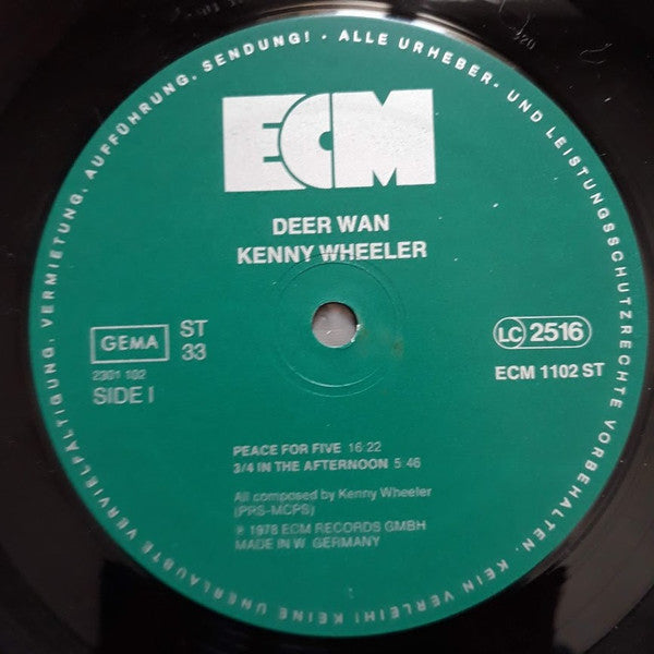 Kenny Wheeler ~ Deer Wan (Vinyl) - Djungel & Jazz