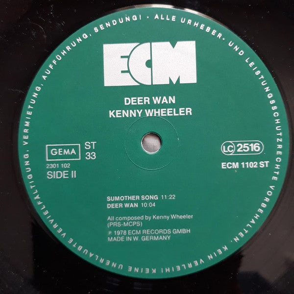 Kenny Wheeler ~ Deer Wan (Vinyl) - Djungel & Jazz