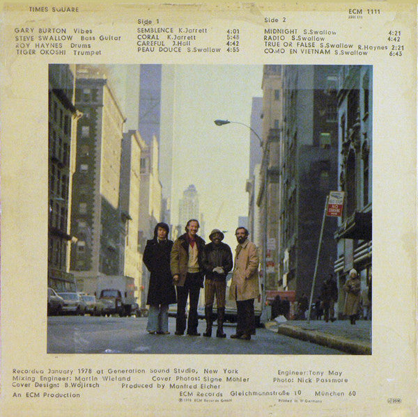 Gary Burton ~ Times Square (Vinyl) - Djungel & Jazz