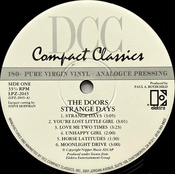 The Doors : Strange Days (LP, Album, Ltd, Num, RE, 180)