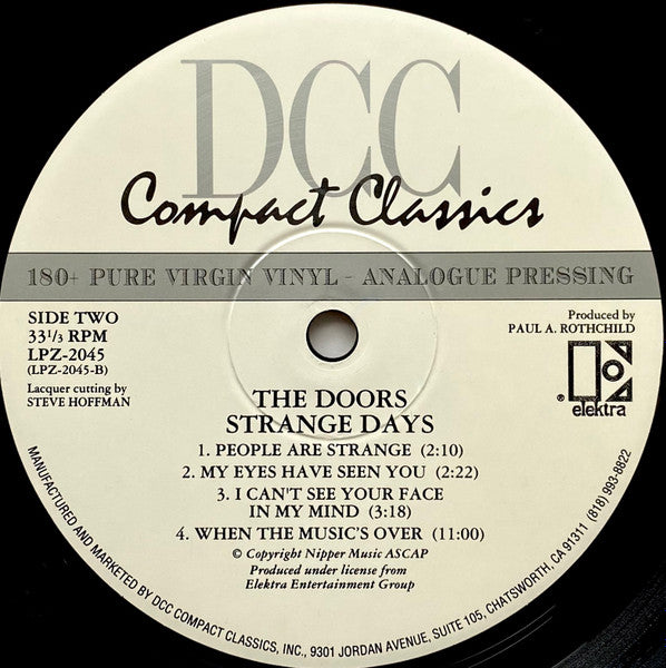 The Doors : Strange Days (LP, Album, Ltd, Num, RE, 180)