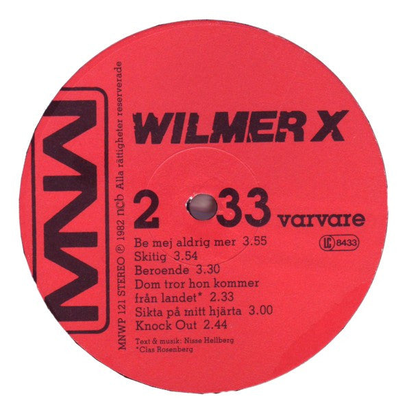 Wilmer X ~ Fula Fula Ord (Vinyl) - Djungel & Jazz
