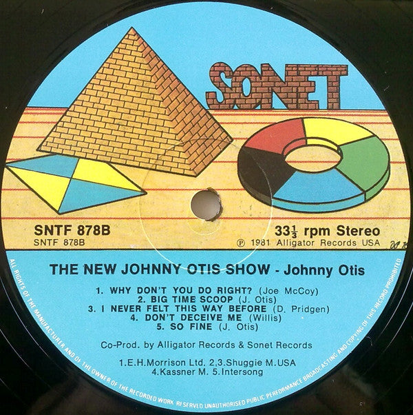 Johnny Otis : The New Johnny Otis Show With Shuggie Otis (LP, Album)