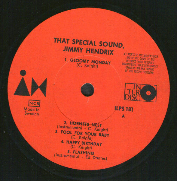 Jimi Hendrix & Curtis Knight : That Special Sound (LP, Comp)