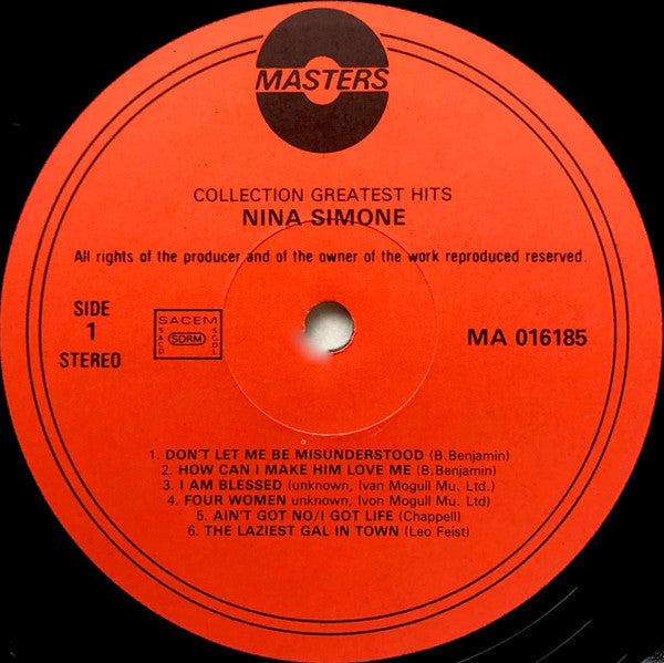 Nina Simone ~ Collection: Greatest Hits (Vinyl) - Djungel & Jazz