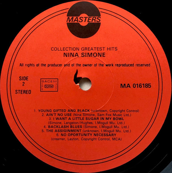 Nina Simone ~ Collection: Greatest Hits (Vinyl) - Djungel & Jazz