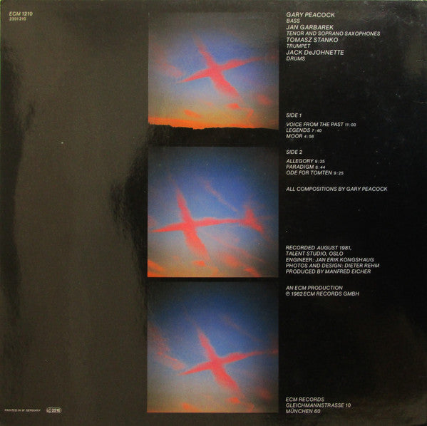 Gary Peacock : Voice From The Past - Paradigm (LP, Album)