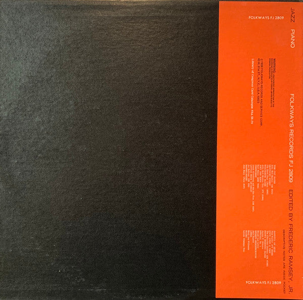 Various ~ Jazz Volume 9: Piano (Vinyl) - Djungel & Jazz