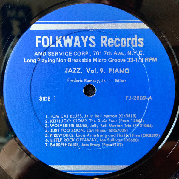 Various ~ Jazz Volume 9: Piano (Vinyl) - Djungel & Jazz