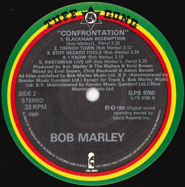 Bob Marley & The Wailers ~ Confrontation (Vinyl) - Djungel & Jazz