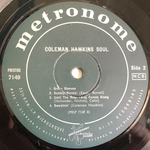 Coleman Hawkins ~ Soul (Vinyl) - Djungel & Jazz