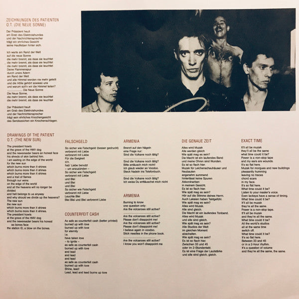 Einstürzende Neubauten ~ Zeichnungen Des Patienten O.T. (Drawings Of Patient O.T.) (Vinyl) - Djungel & Jazz