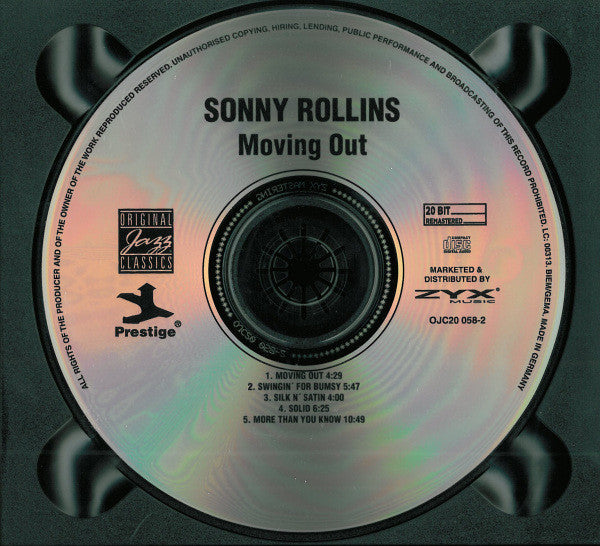 Sonny Rollins ~ Moving Out (Vinyl) - Djungel & Jazz